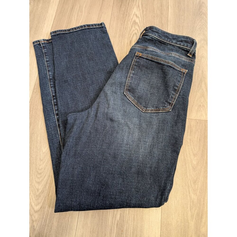 Talbots Womens Straight Leg Jeans Size 6 Dark Wash Denim Casual Everyday Wear